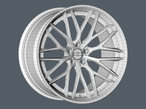 FORGED WHEEL V1 3D Model