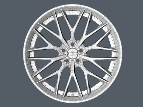 FORGED WHEEL V1 3D Model