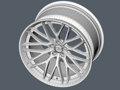 FORGED WHEEL V1 3D Model