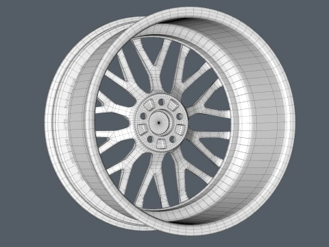 FORGED WHEEL V1 3D Model