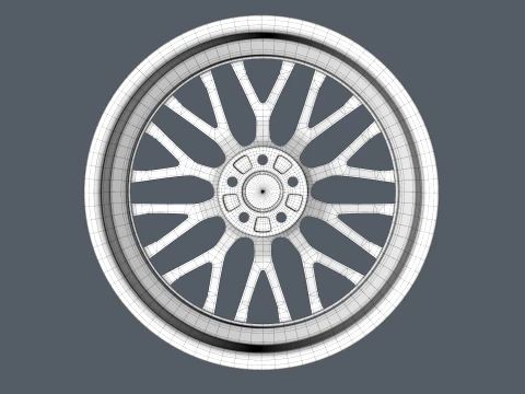 FORGED WHEEL V1 3D Model