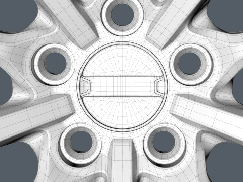 FORGED WHEEL V1 3D Model