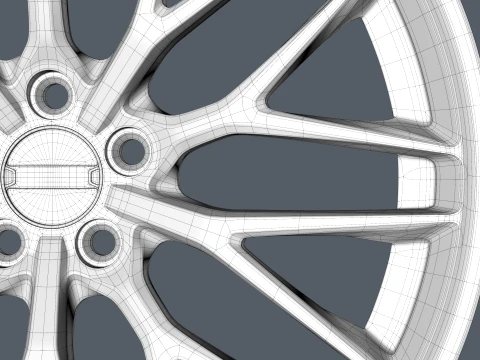 FORGED WHEEL V1 3D Model