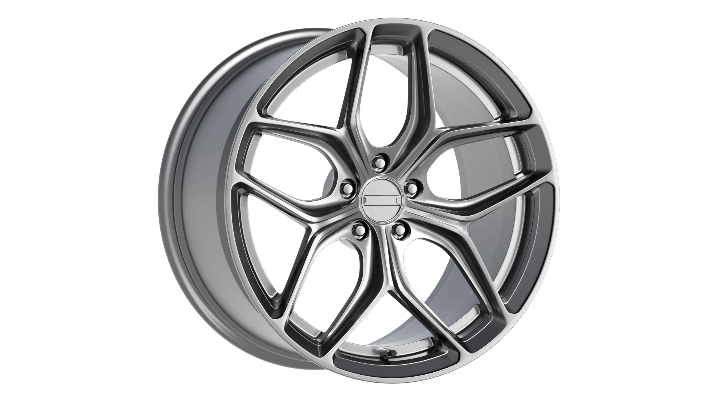 FORGED WHEEL V2 3D Model .c4d .max .obj .3ds .fbx .stl .blend 