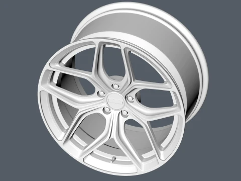 FORGED WHEEL V2 3D Model