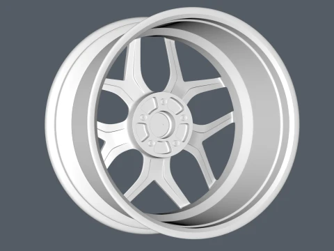 FORGED WHEEL V2 3D Model
