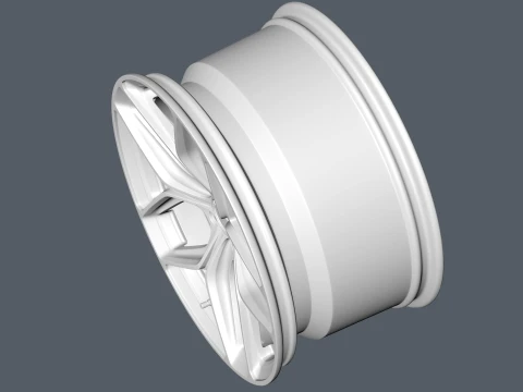 FORGED WHEEL V2 3D Model