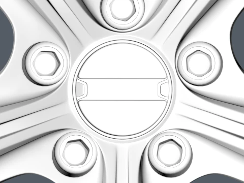 FORGED WHEEL V2 3D Model