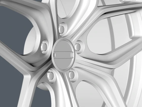 FORGED WHEEL V2 3D Model