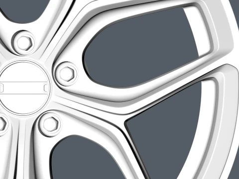 FORGED WHEEL V2 3D Model