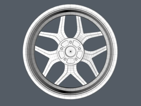 FORGED WHEEL V2 3D Model