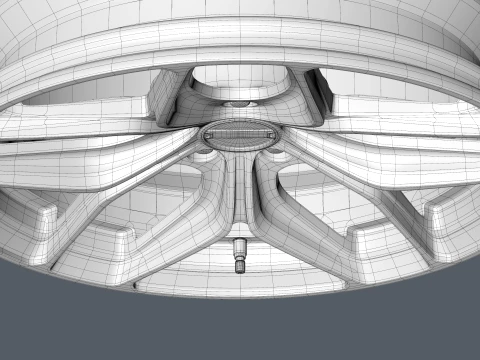 FORGED WHEEL V2 3D Model