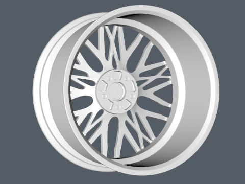 FORGED WHEEL V3 3D Model
