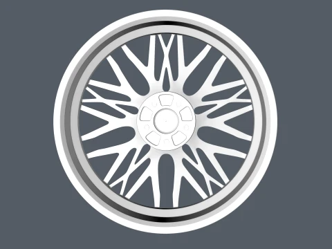 FORGED WHEEL V3 3D Model