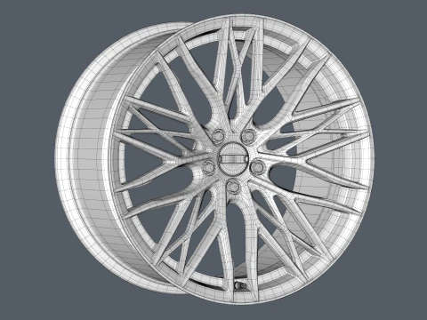FORGED WHEEL V3 3D Model