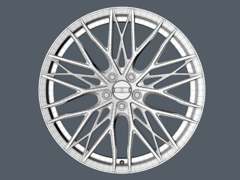 FORGED WHEEL V3 3D Model