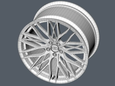 FORGED WHEEL V3 3D Model