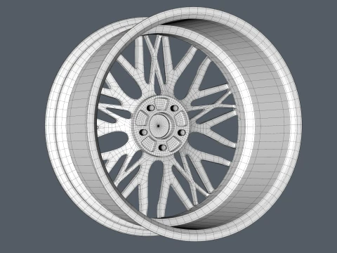 FORGED WHEEL V3 3D Model