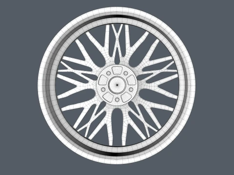 FORGED WHEEL V3 3D Model