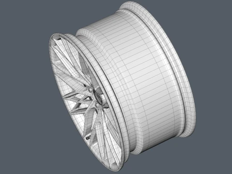 FORGED WHEEL V3 3D Model