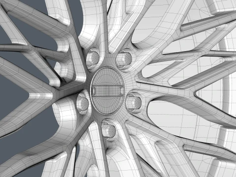 FORGED WHEEL V3 3D Model