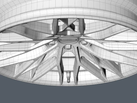 FORGED WHEEL V3 3D Model