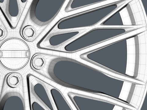 FORGED WHEEL V3 3D Model