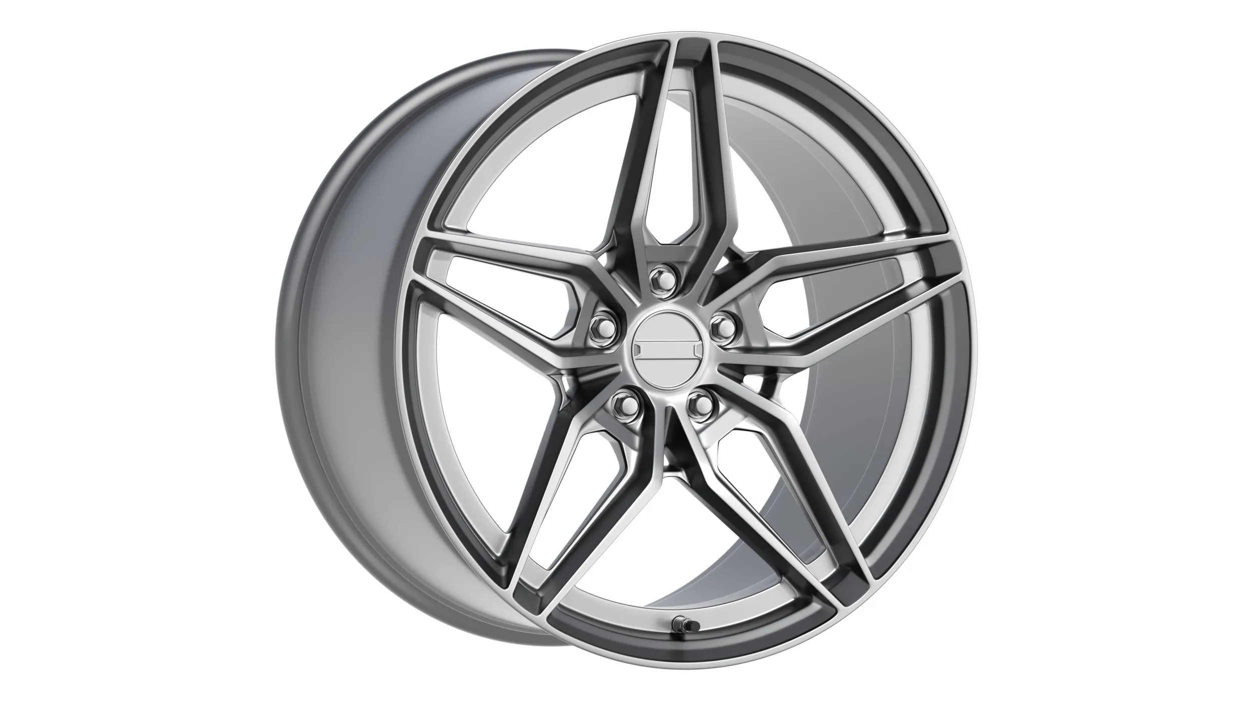 FORGED WHEEL V5 3D Model .c4d .max .obj .3ds .fbx .stl .blend 