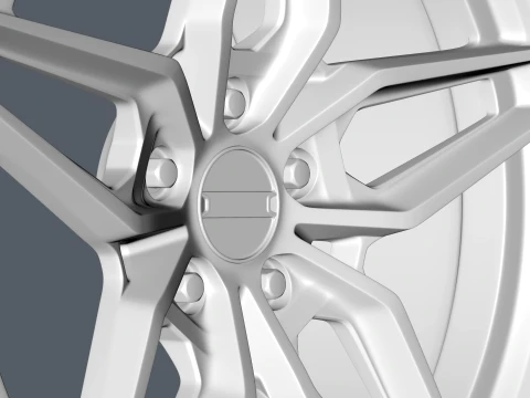 FORGED WHEEL V5 3D Model