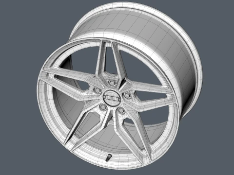 FORGED WHEEL V5 3D Model