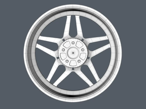 FORGED WHEEL V5 3D Model