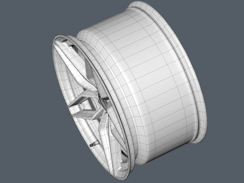 FORGED WHEEL V5 3D Model