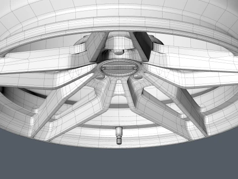FORGED WHEEL V5 3D Model