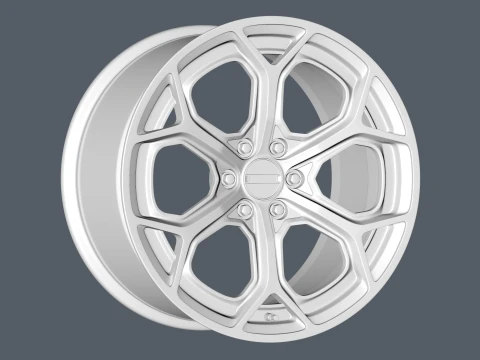 FORGED WHEEL V6 3D Model