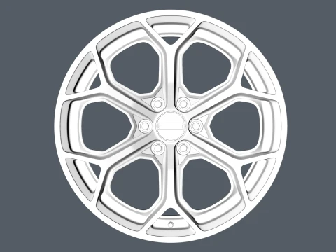 FORGED WHEEL V6 3D Model