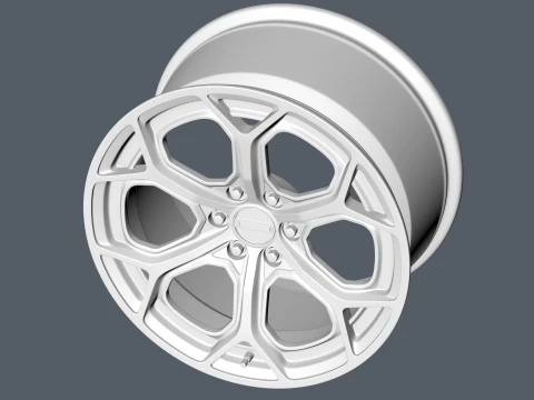 FORGED WHEEL V6 3D Model