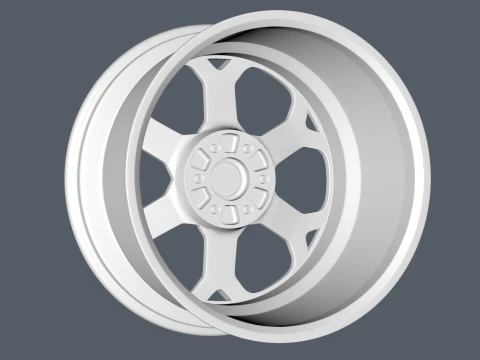FORGED WHEEL V6 3D Model