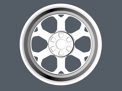FORGED WHEEL V6 3D Model