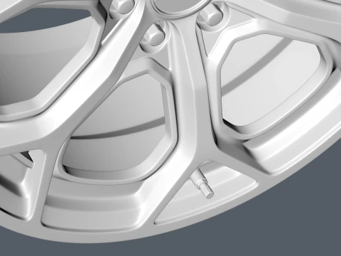 FORGED WHEEL V6 3D Model