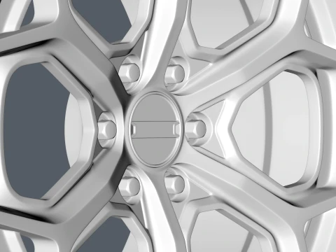 FORGED WHEEL V6 3D Model