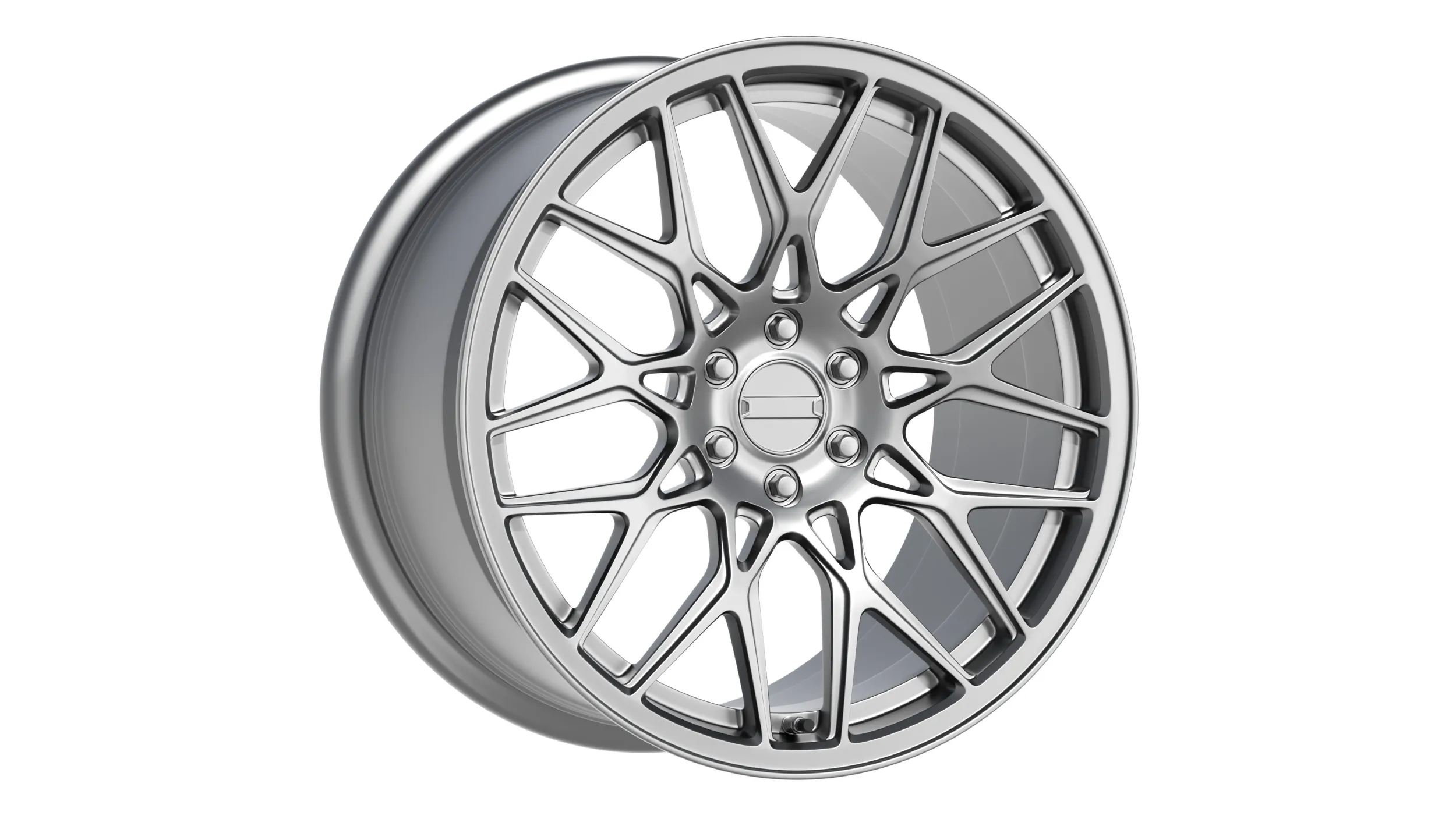 FORGED WHEEL V8 3D Model .c4d .max .obj .3ds .fbx .stl .blend 