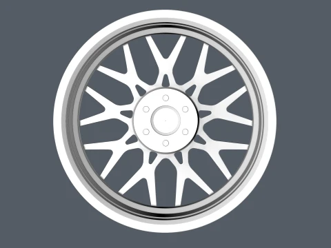 FORGED WHEEL V8 3D Model