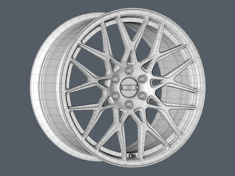 FORGED WHEEL V8 3D Model