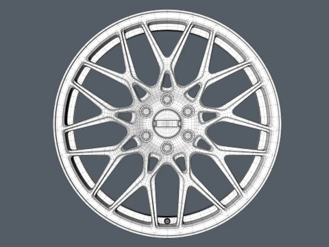 FORGED WHEEL V8 3D Model