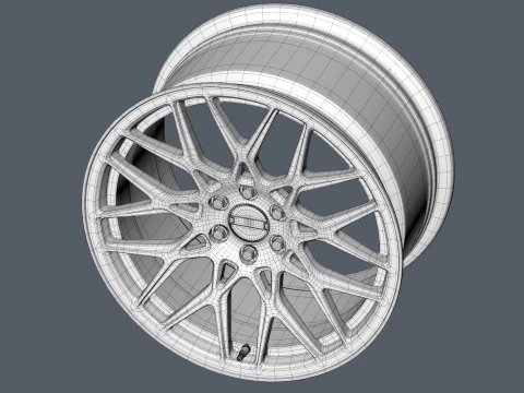 FORGED WHEEL V8 3D Model