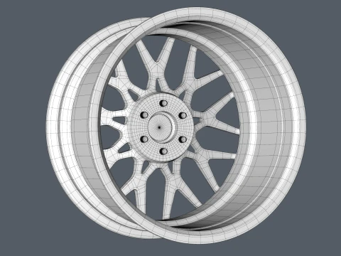 FORGED WHEEL V8 3D Model