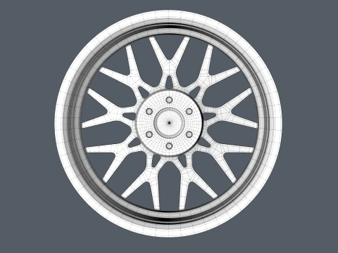 FORGED WHEEL V8 3D Model