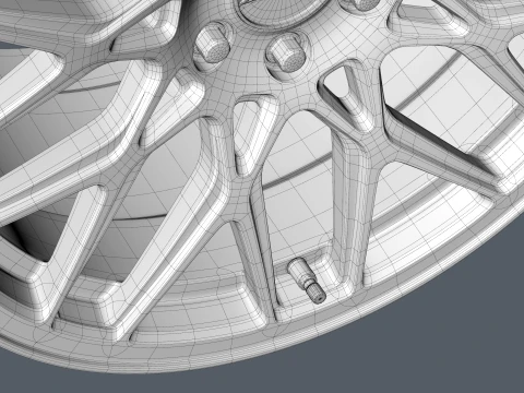 FORGED WHEEL V8 3D Model
