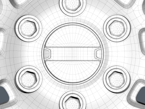 FORGED WHEEL V8 3D Model