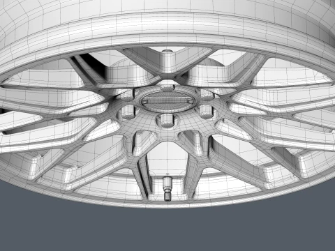 FORGED WHEEL V8 3D Model